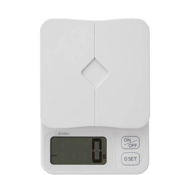 dretec 帕卡特加 日本文件信封電子秤 KS-727WT 白色 1g/2kg, 1個