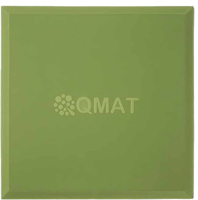 QMAT 超慢跑墊 20MM 厚度 青蘋綠 45*45公分 高彈性 柔軟度 易於清潔, 1個
