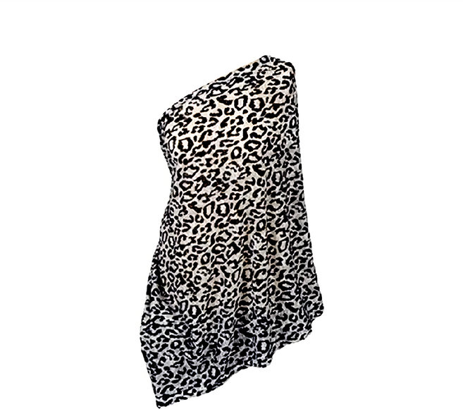 Itzy Ritzy 多功能時尚兩用哺乳巾 圍巾 - 65% 聚酯纖維 35%棉