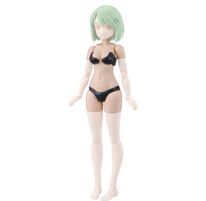 BANDAI 30MS 組裝少女輕作戰 身體配件套組 TYPE S06 顏色B, 1組