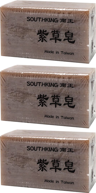 LANOWN 南王 沐浴皂 紫草皂, 3個, 100g