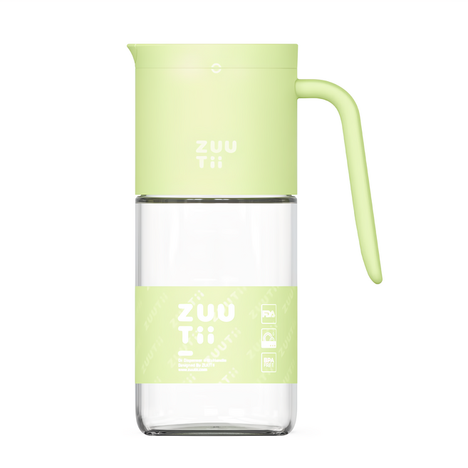 ZUUTii 自動開蓋油醋壺 抹茶綠, 550ml, 1個