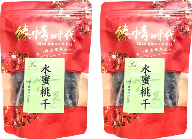 啡茶不可 水蜜桃乾, 250g, 2包
