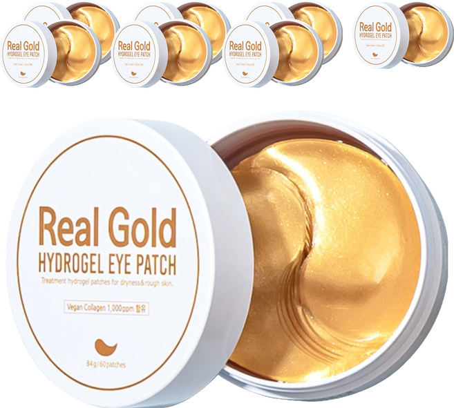 Prreti 黃金水凝膠眼膜套裝 60片, 8罐