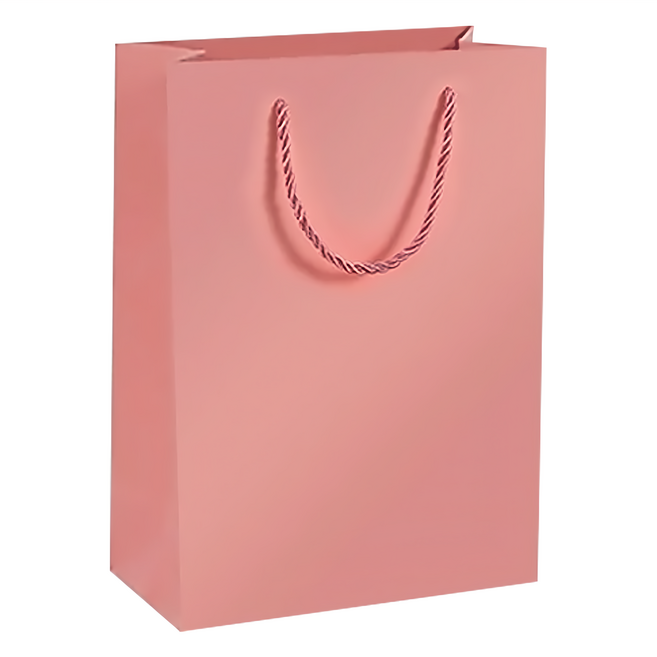 卡紙袋 直款 禮品袋, 粉色, 1組