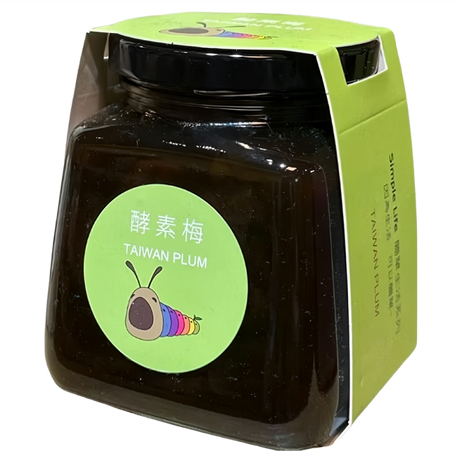 水里鄉農會 簡單生活 酵素梅, 530g, 1罐