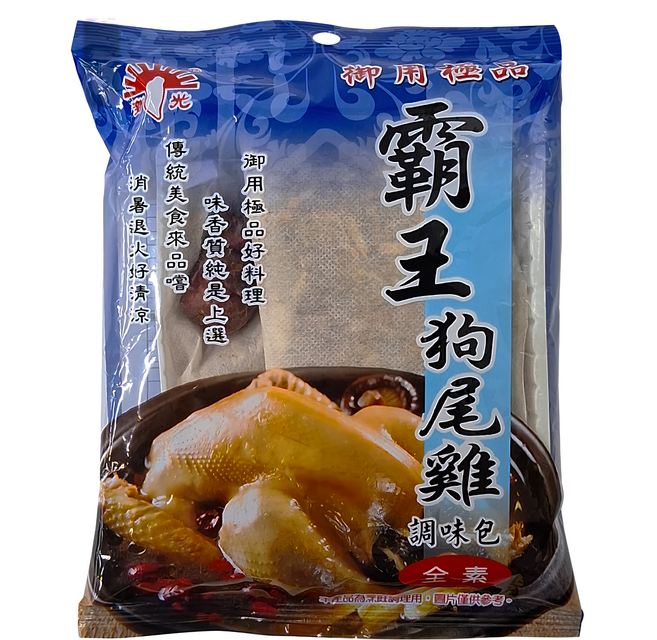 新光洋菜 霸王狗尾雞調味包, 60g, 1包