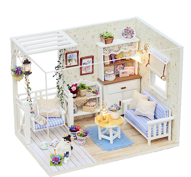 CUTE ROOM 智趣屋 DIY 迷你模型小屋, 貓咪diary, 1組