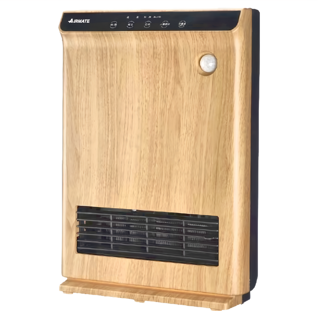 AIRMATE 艾美特 人體感知陶瓷式電暖器 HP12105R 仿生木紋設計 110V, 仿生木紋