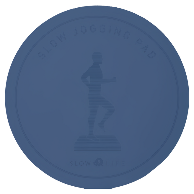 SLOW LIFE 圓形超慢跑墊 厚款 P24713, 1片, 深藍色