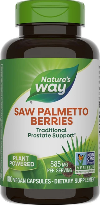 네이쳐스웨이 쏘팔메토 베리 585mg 베지테리안 캡슐, 180정, 1개 - 쿠팡