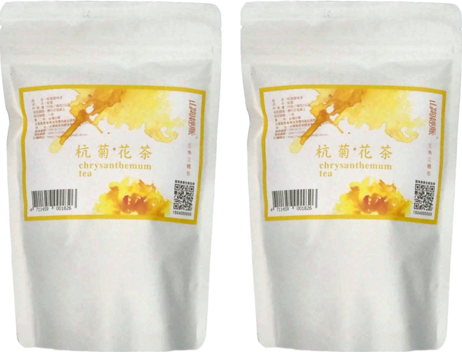 山海經脈 杭菊原味茶 三角立體包, 2g, 20個, 2包