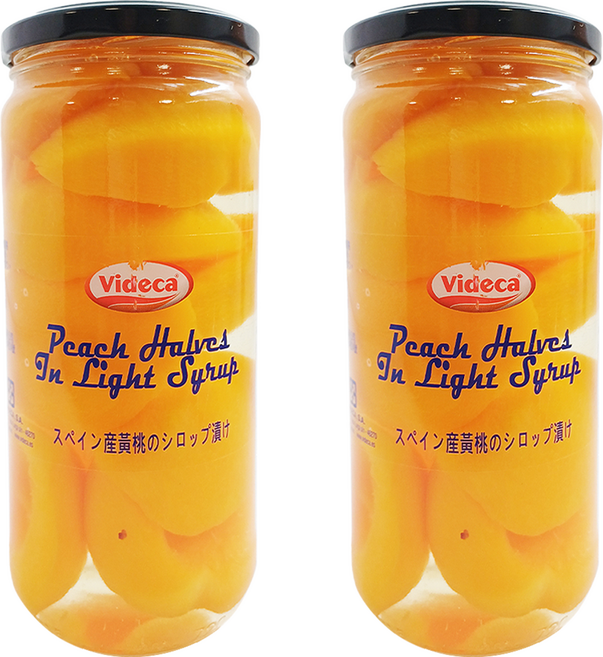 Videca 維德卡 特級切片水蜜桃 西班牙產, 400g, 2罐