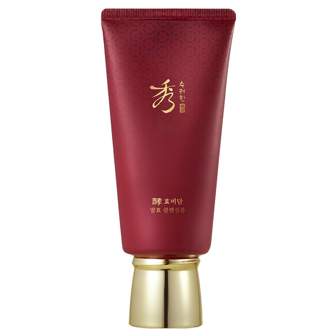 Sooryehan 秀雅韓 台灣公司貨 酵飛燕 百酵秘淡深層潔面乳, 160ml, 1條