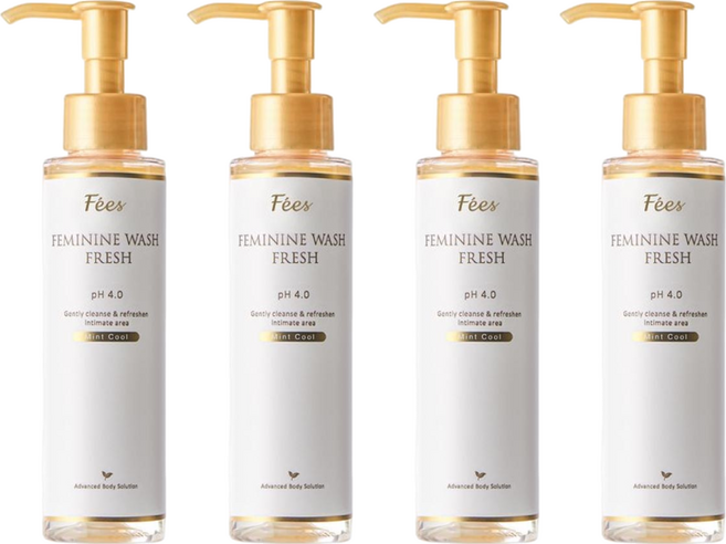 Fees BEAUTE 清新私密潔淨露 沁涼型, 130ml, 4瓶