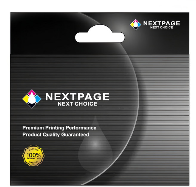 NEXTPAGE 台灣榮工 HP 高容量 相容墨水匣 NO.62XL C2P07AA 適用 HP ENVY 5640/OfficeJet 5740 印表機, 彩色, 1個