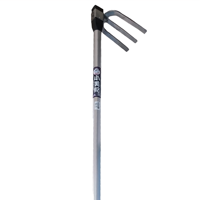 小美紀 鋁管白鋼三齒鋤 137C, 1個