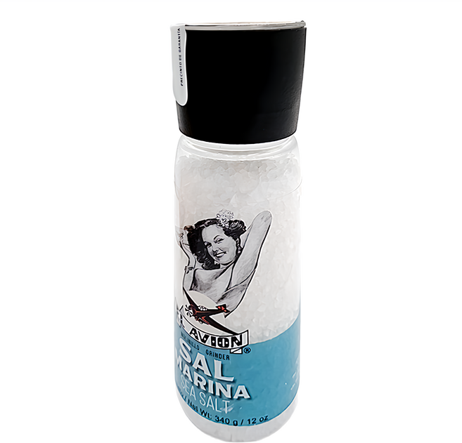 EL AVION 香料航家 天然地中海海鹽研磨罐, 340g, 1入