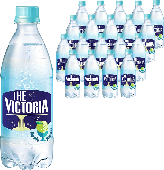 웅진빅토리아 더 빅토리아 애플셔벗 탄산음료, 500ml, 20개