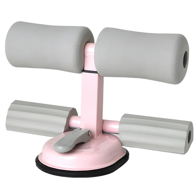 Lotus COZY FITNESS SERIES 仰臥起坐輔助器 加大吸盤健腹器, 1個, 櫻花粉