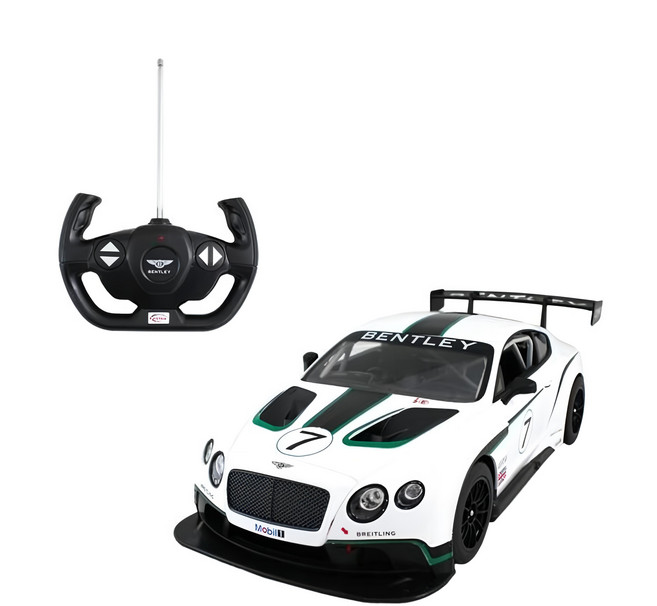 RASTAR 星輝 Bentley Continental GT3 遙控車 1:14, 1個, 白色