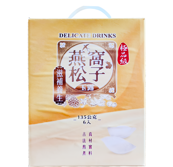 燕窩松子蓮子玉露禮盒, 810g, 1盒