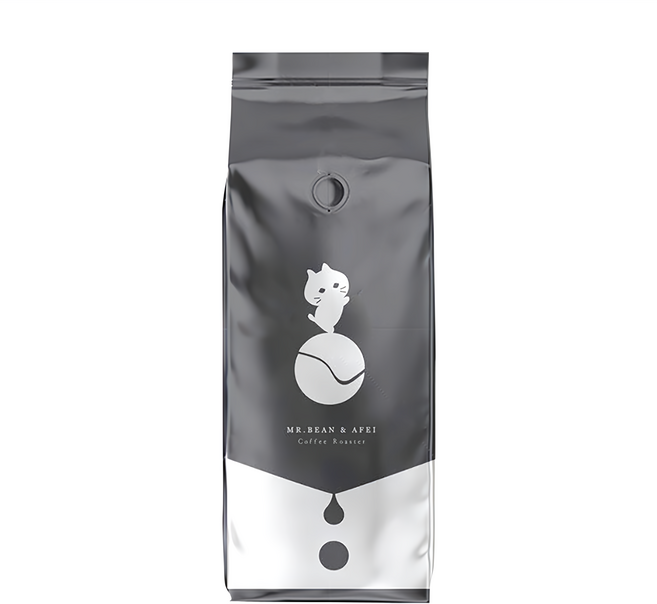 MR.BEAN&AFEI 豆豆先生與他的阿肥 曼巴森林咖啡豆, 咖啡豆(無研磨), 450g, 1包