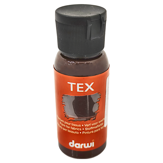 darwi 達威 織品顏料 DAR-0100050805 深棕色, 50ml, 1色