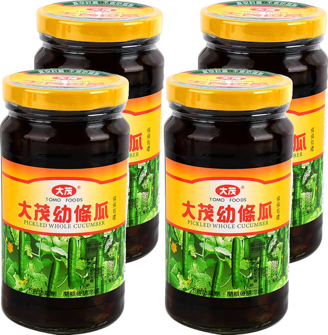 大茂 幼條瓜, 375g, 4罐