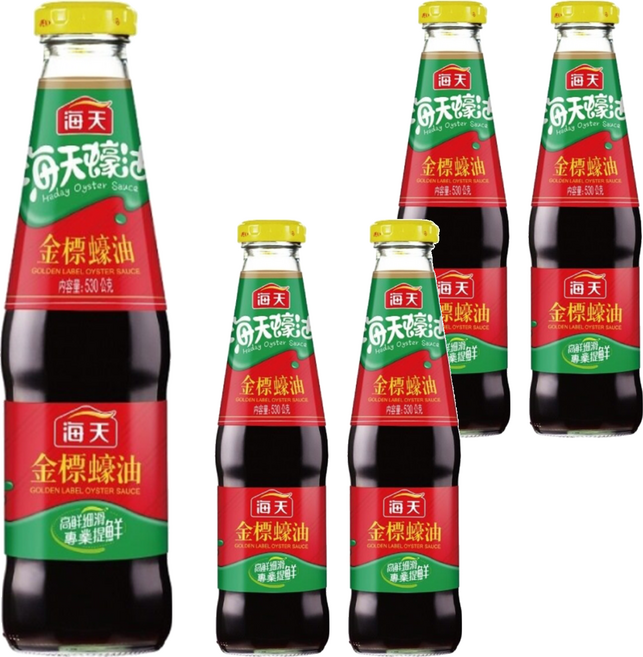 Haday 海天 金標 蠔油, 530g, 5瓶