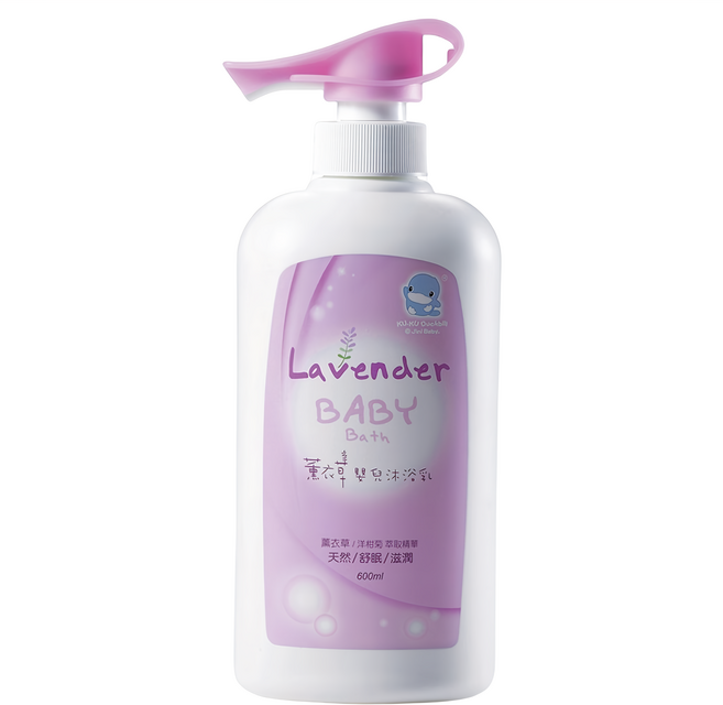 KU.KU Duckbill 酷咕鴨 薰衣草嬰兒沐浴乳, 600ml, 1瓶