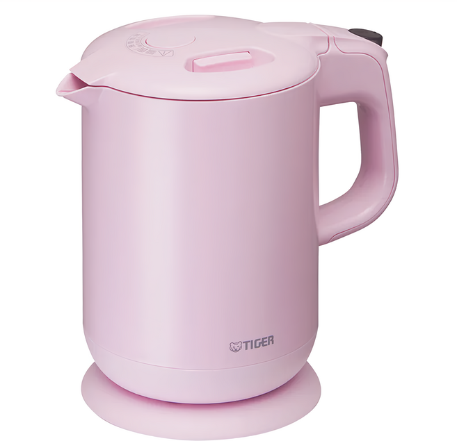 TIGER 虎牌 5 SAFE+電氣快煮壺 1L 粉色, PCG-G10R