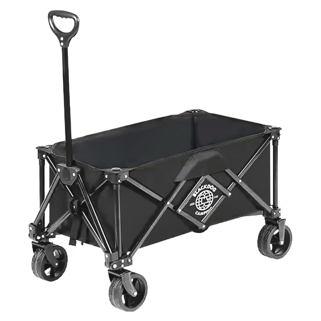 BLACK DOG 黑狗 露營車手推車 6kg 300L 山亙 1個, 黑色