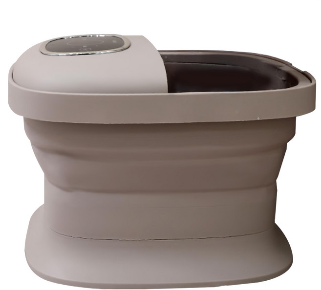 Kinyo 電動按摩摺疊足浴機, IFM7022, 奶茶色