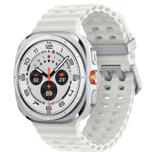 SAMSUNG 三星 Galaxy Watch Ultra 2025 LTE 智慧手錶 SM-L705FAW1BRI 47mm, 38.1mm, 鈦雲白, GPS + WI-FI + Bluetooth