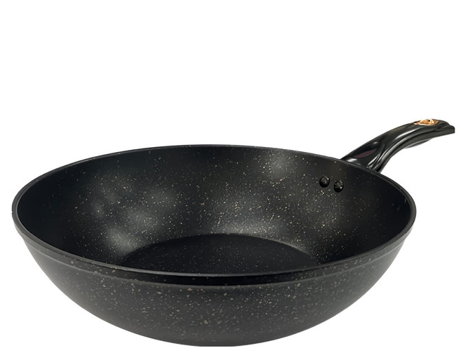 CLARE 典鑽鑄造不沾炒鍋 無蓋 CL-211232-1, 32cm, 1個
