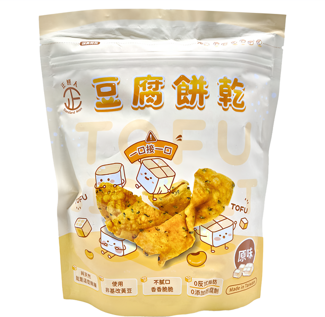 正經人 豆腐餅乾 原味, 150g, 1包