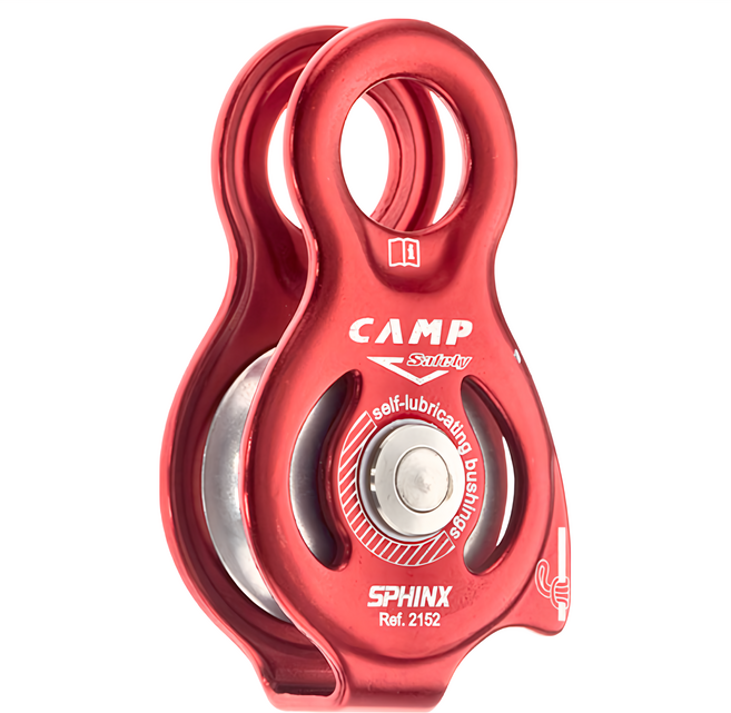 Camp Outdoor Sphinx 小滑輪 紅色 鋁合金 最大斷裂負載24kN EN 12278 認證