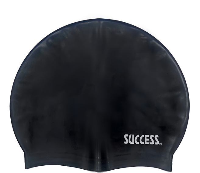 SUCCESS 成功 超彈性矽膠泳帽 成人款, 顏色隨機, 1個