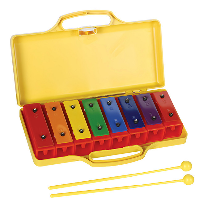 DABell 鐵琴 DB-8K, 黃色, 1個, 8鍵