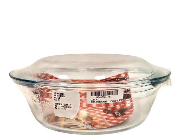 o cuisine 耐熱玻璃調理鍋 含收縮膜, 1個