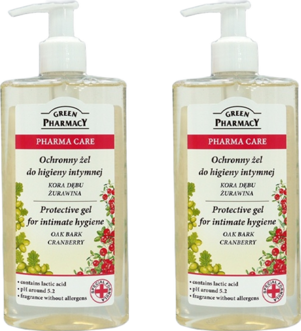 GREEN PHARMACY 蔓越莓私密潔膚露, 300ml, 2瓶
