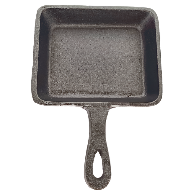 MAGIC 美極客 迷你鑄鐵玉子燒煎盤 RV-IRON-030-5 17.5 x 12.5 x 2.5cm 610g, 1個, 17.5cm