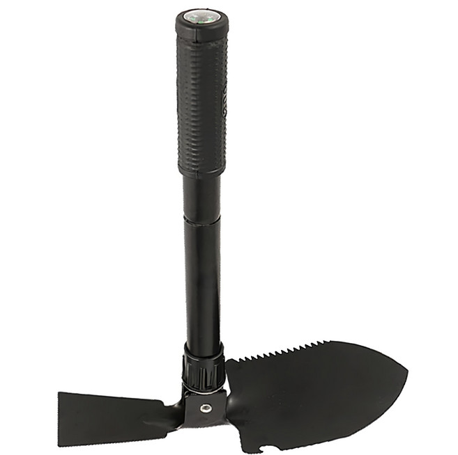 SELPA 戶外多功能迷你折疊鏟 42 x 9.7cm 1.2kg, 1支, 黑色