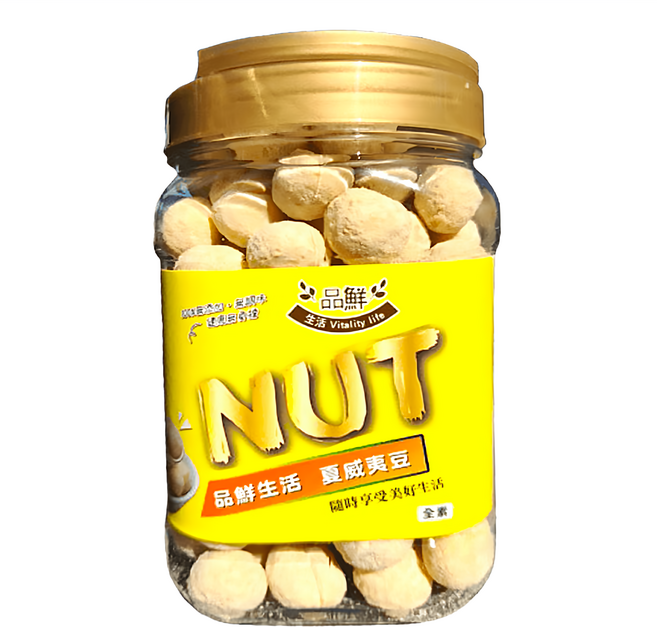 品鮮生活 特大顆起司夏威夷豆, 450g, 1罐