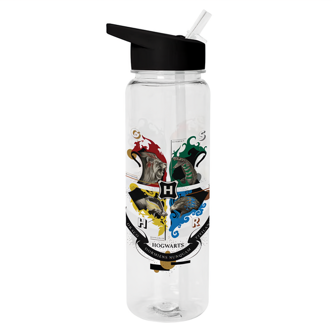Harry Potter 哈利波特 運動吸管隨身瓶, 葛萊芬多校徽, 700ml, 1個
