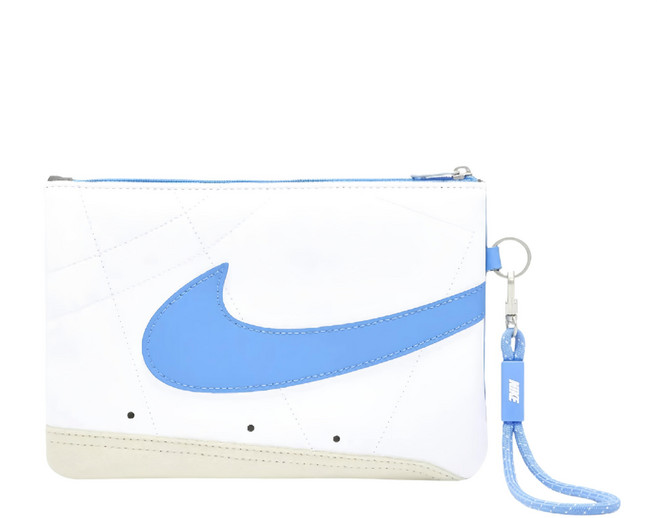 NIKE 耐吉 ICON BLAZER 手腕包, 藍色 + 白色, 1個