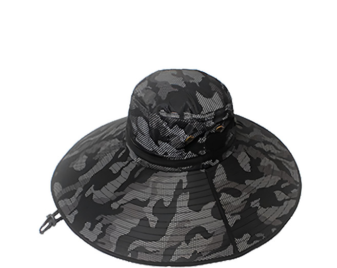 捷華 加大帽沿登山帽, 黑色