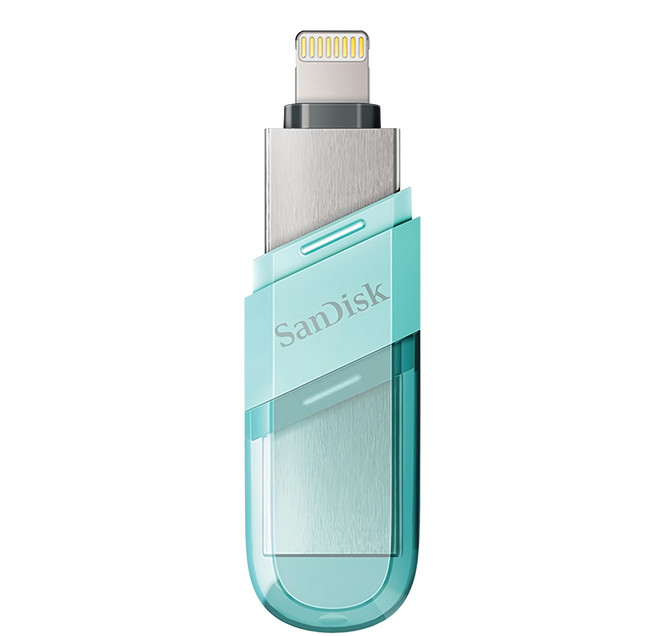 SanDisk 晟碟 公司貨 iXpand Flash Drive Flip 雙用隨身碟 iPhone/iPad, 128GB, 1個