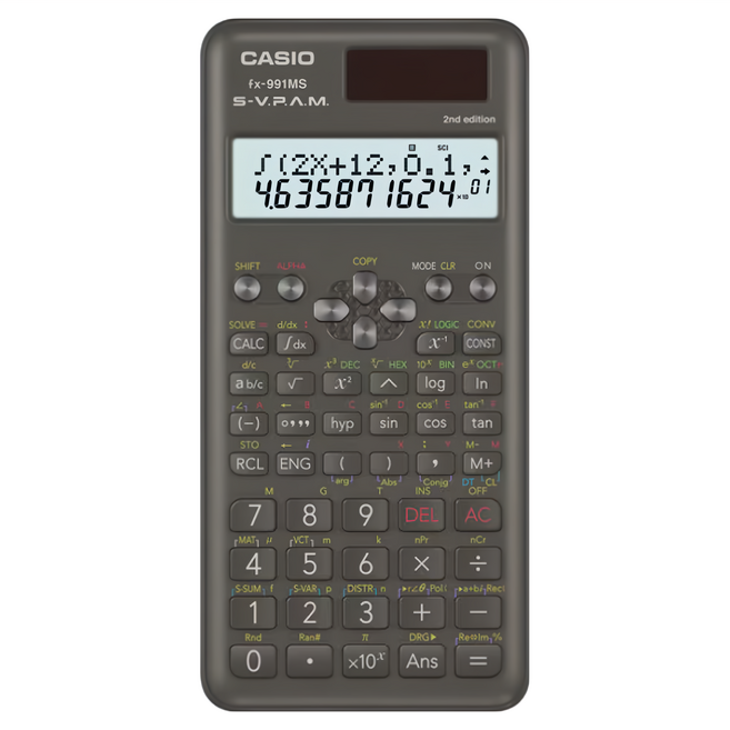 CASIO 卡西歐 計算機, fx-991MS-2, 1個